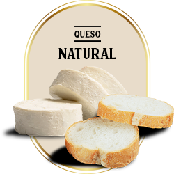 Queso de cabra natural Le Blanc en rodajas acompañado de pan artesanal sobre fondo neutro.